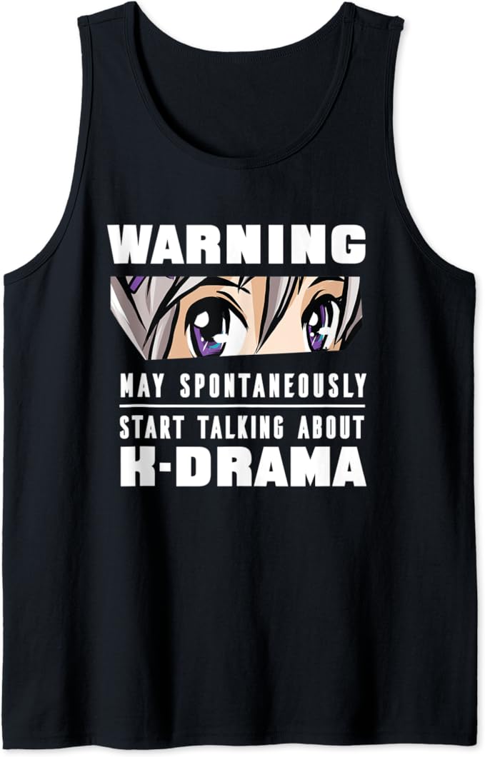Kdrama Korean Drama Kpop for Teens Funny Tank Top: Amazon.co.uk: Clothing